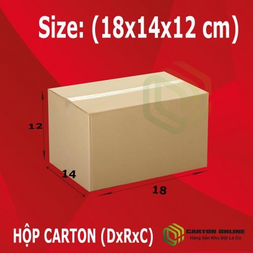 Thùng Carton 18x14x12 - Hộp Carton Giá Rẻ