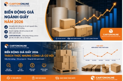 Biến động giá ngành giấy năm 2026: Doanh nghiệp cần làm gì để tối ưu chi phí bao bì?